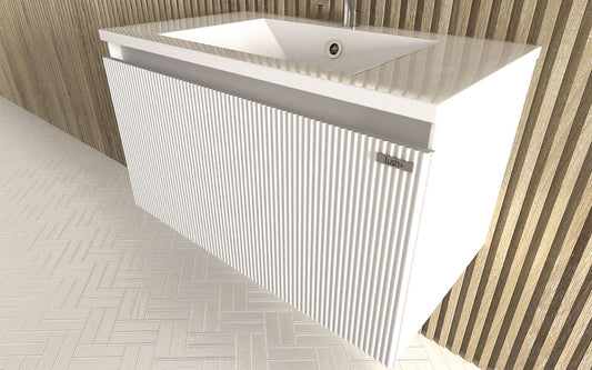 Mosaico Vero Delicious Vanity 800mm White