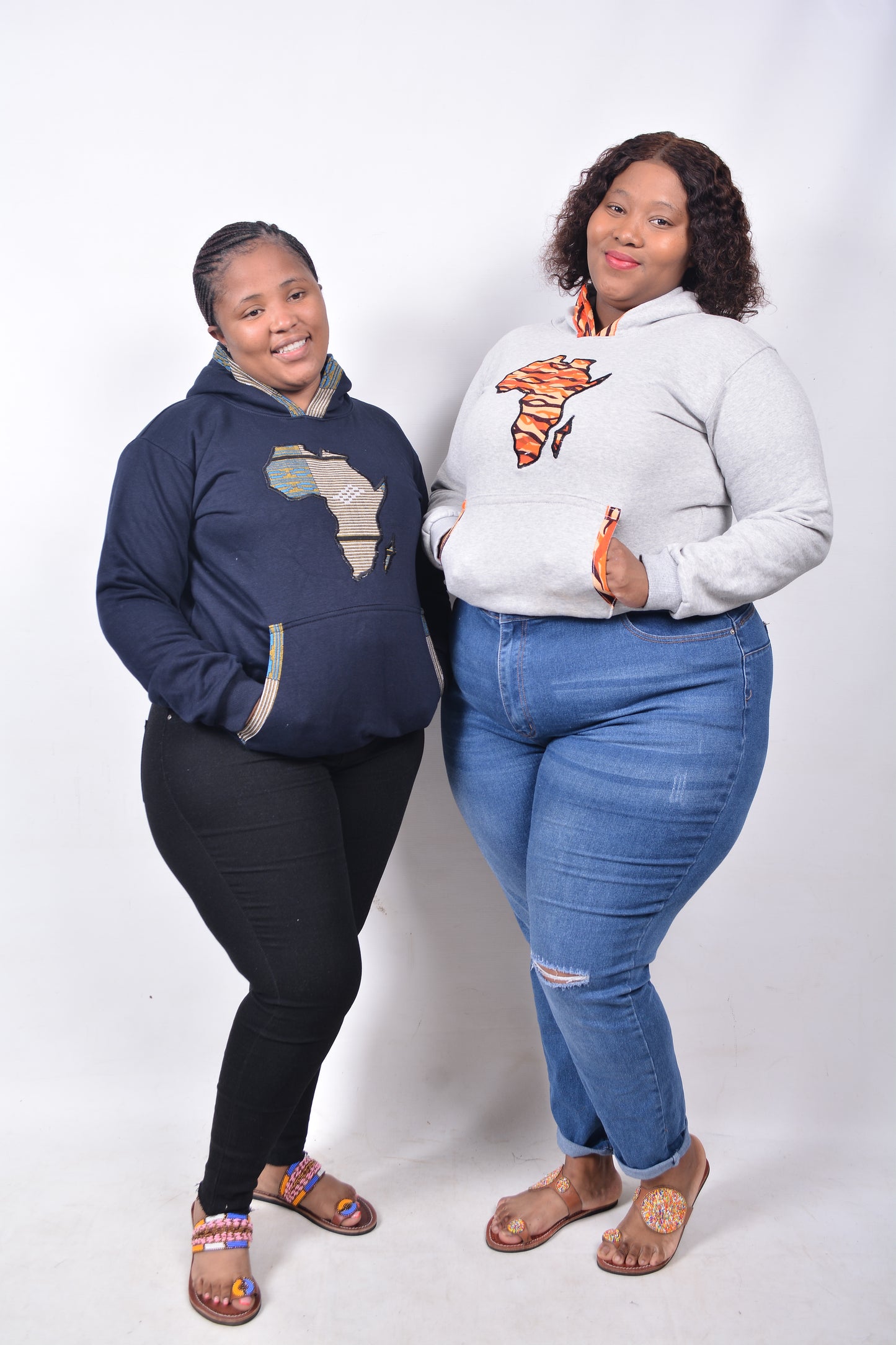 T8245 Traditional African Navy Jacket with Black, Blue & Mustard Africa Map