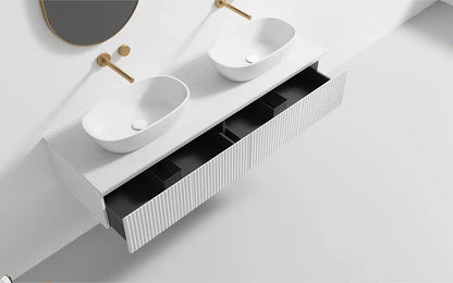 Mosaico Vero Fabulous White Large Vanity Matt 1600x320x503mm