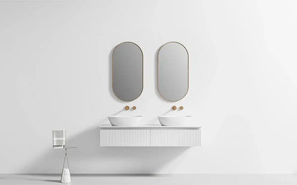 Mosaico Vero Fabulous White Large Vanity Matt 1600x320x503mm