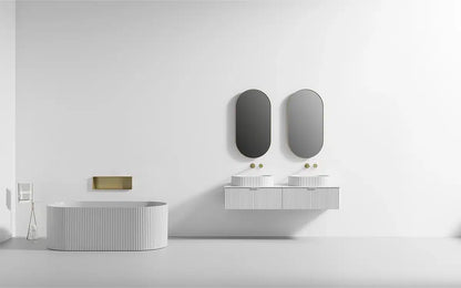 Mosaico Vero Fabulous White Large Vanity Matt 1600x320x503mm