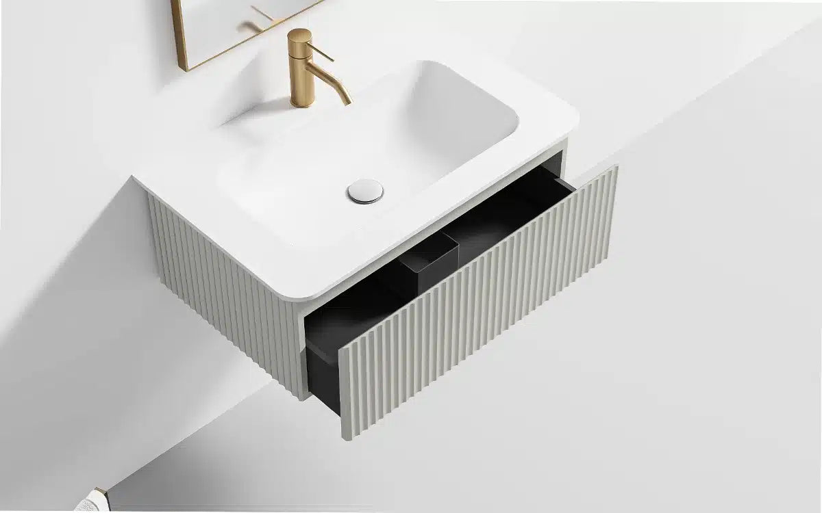 Mosaico Vero Fabulous Small Soft Grey Vanity 800x320x500mm