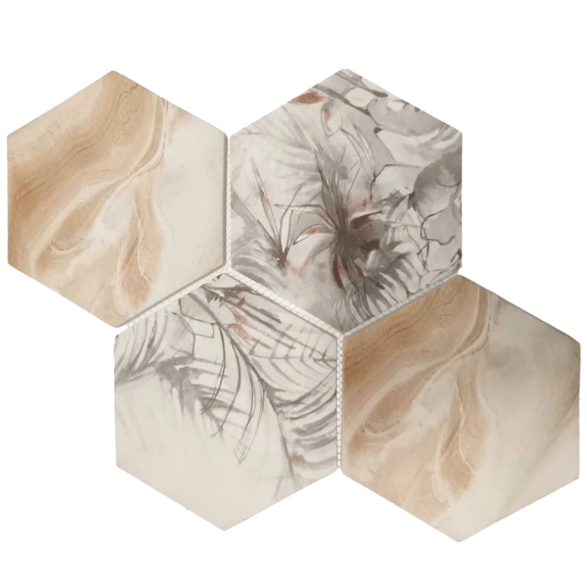 Mosaic CW Primavera Hexagonal Beige