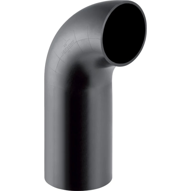 GEBERIT HDPE BEND LONG RADIUS 90mm 90deg 366.055.16.1