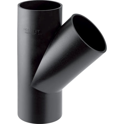GEBERIT HDPE Y-BRANCH FITTING 110x50mm 135deg 367.112.16.1