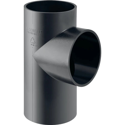 GEBERIT HDPE T-BRANCH FITTING 110x56mm 88.5deg 367.165.16.1