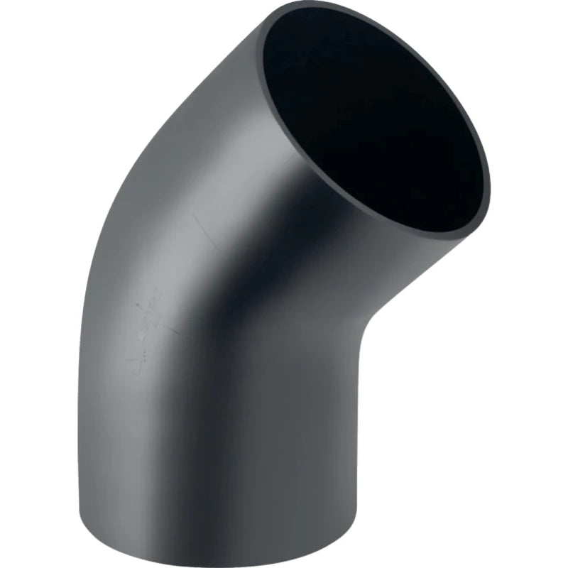 GEBERIT HDPE BEND LONG TURN BUTT WELD 200mm 135deg 370.045.16.1
