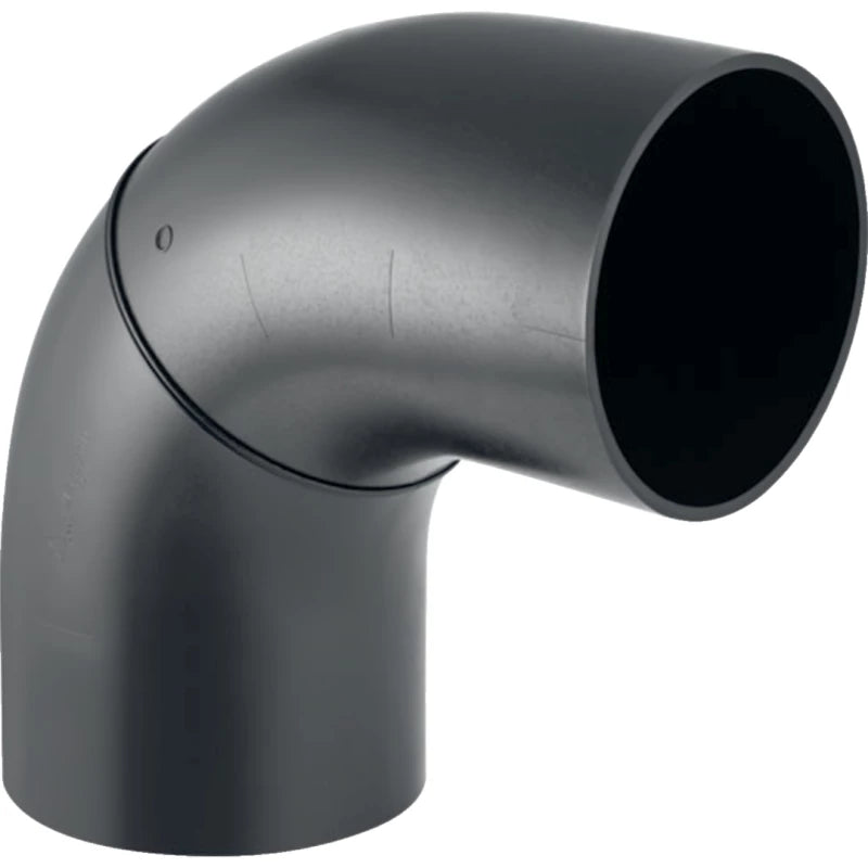 GEBERIT HDPE BEND LONG TURN BUTT WELD 200mm 90deg 370.055.16.1