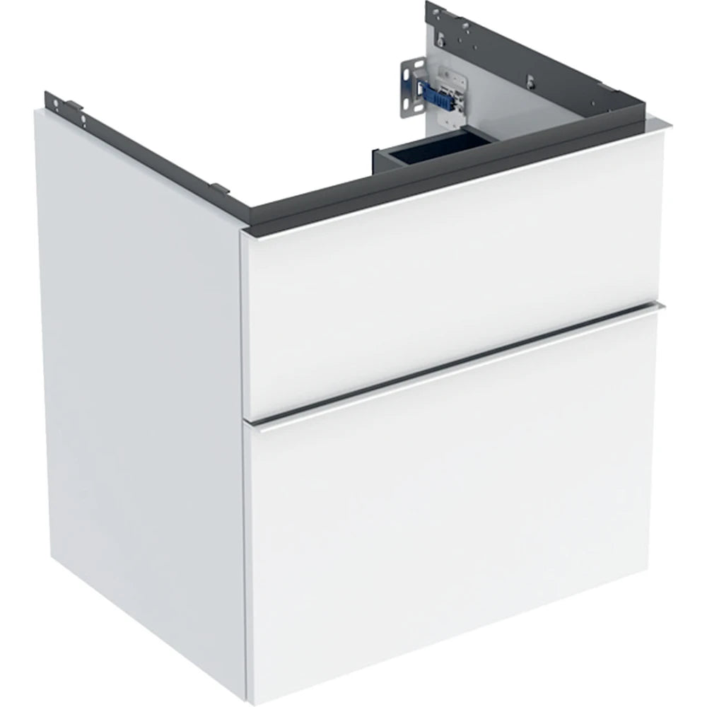 GEBERIT 502.303.01.2 ICON CABINET 2 DRAWERS 595x620x477mm GLOSS WHITE