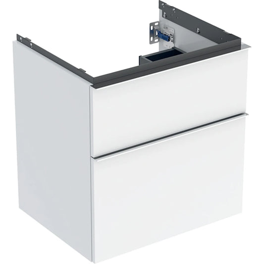GEBERIT 502.303.01.2 ICON CABINET 2 DRAWERS 595x620x477mm GLOSS WHITE