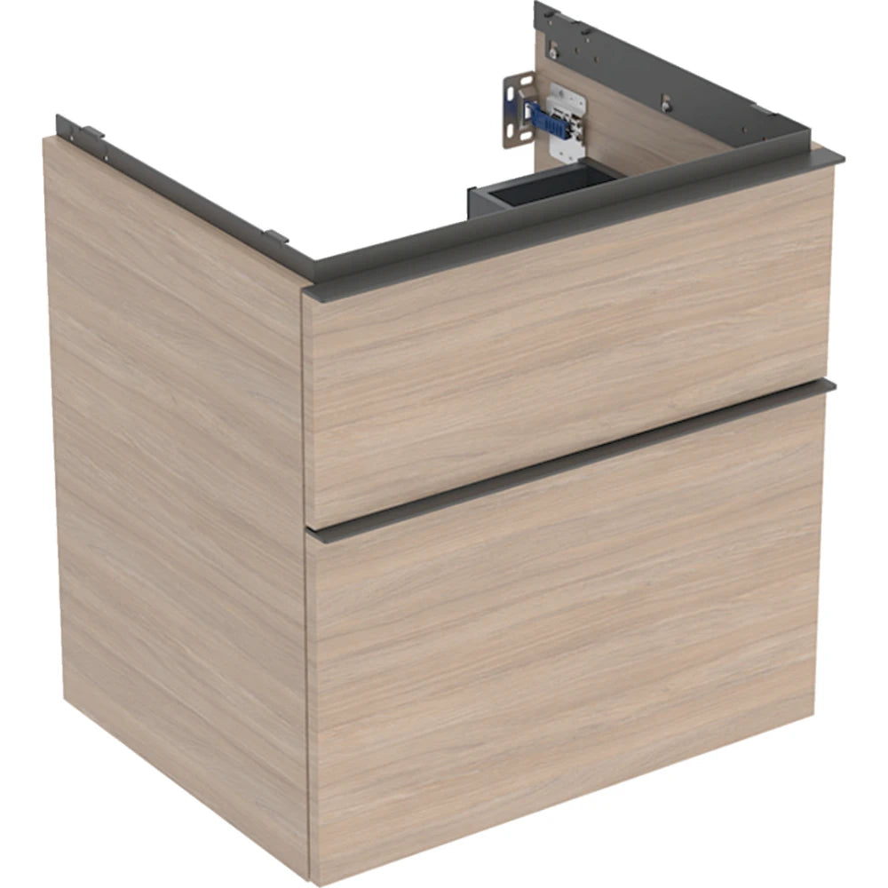 GEBERIT 502.303.JH.1 ICON CABINET 2 DRAWER 595x620mm OAK