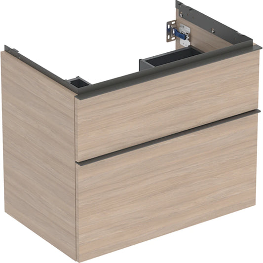 GEBERIT 502.304.JH.1 ICON CABINET 2 DRAWER 740x620mm OAK NATURE