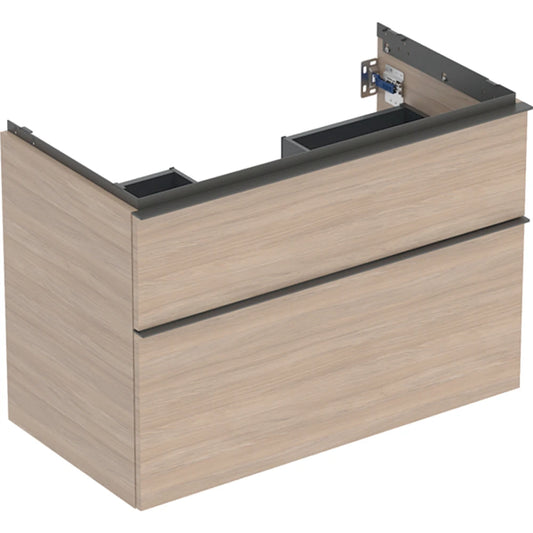 GEBERIT 502.305.JH.1 ICON CABINET 2 DRAWER 890x620mm OAK