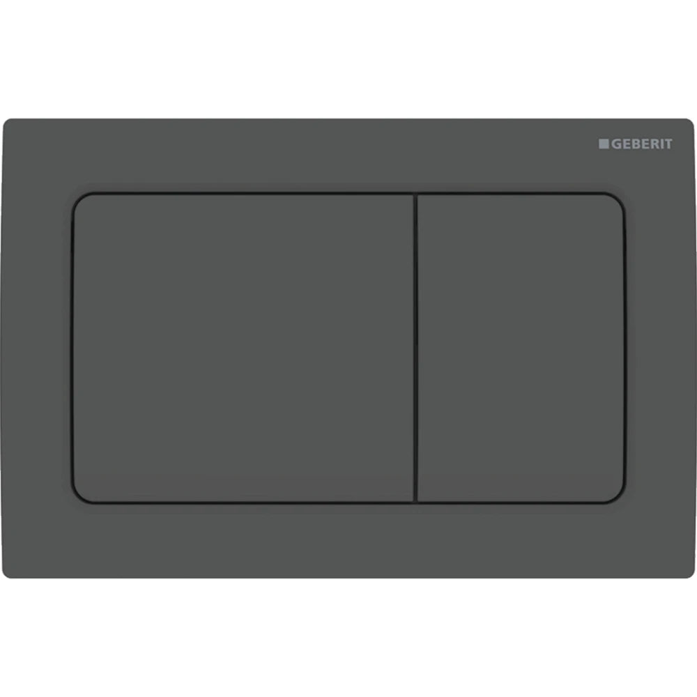 GEBERIT 115.055.14.1 ALPHA30 DUAL FLUSH ACTUATOR PLATE MATT BLACK