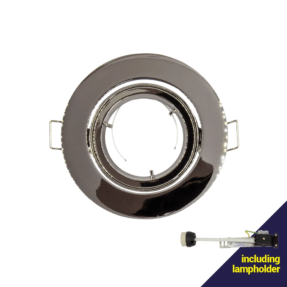 Gun Metal 220V Tilt Downlight with 82mm Cut Out
