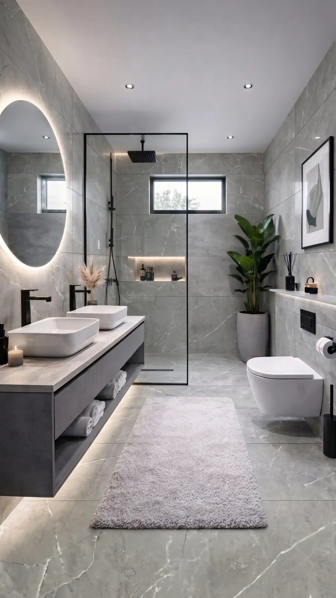 Novel Grey Polished Porcelain 600x1200 1st Grade Floor & Wall Tiles