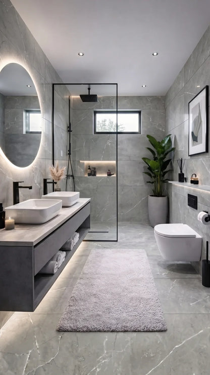 Novel Grey Polished Porcelain 600x1200 1st Grade Floor & Wall Tiles