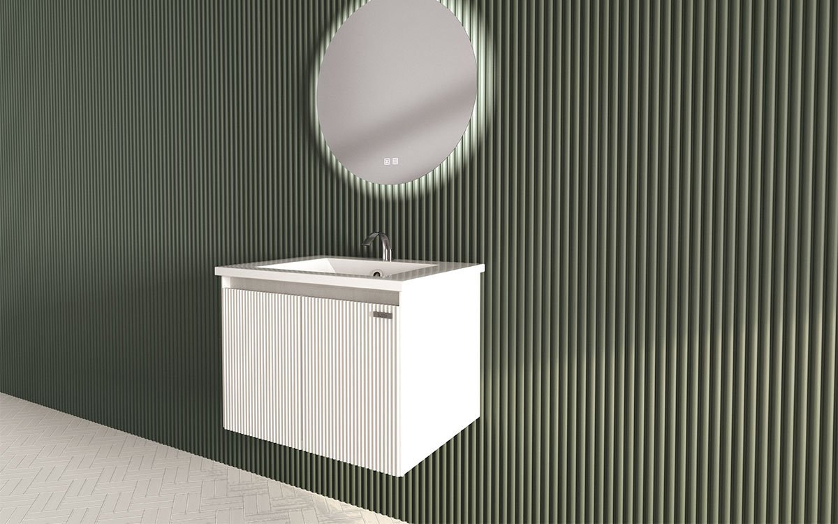Mosaico Vero Juicy Vanity 600mm White