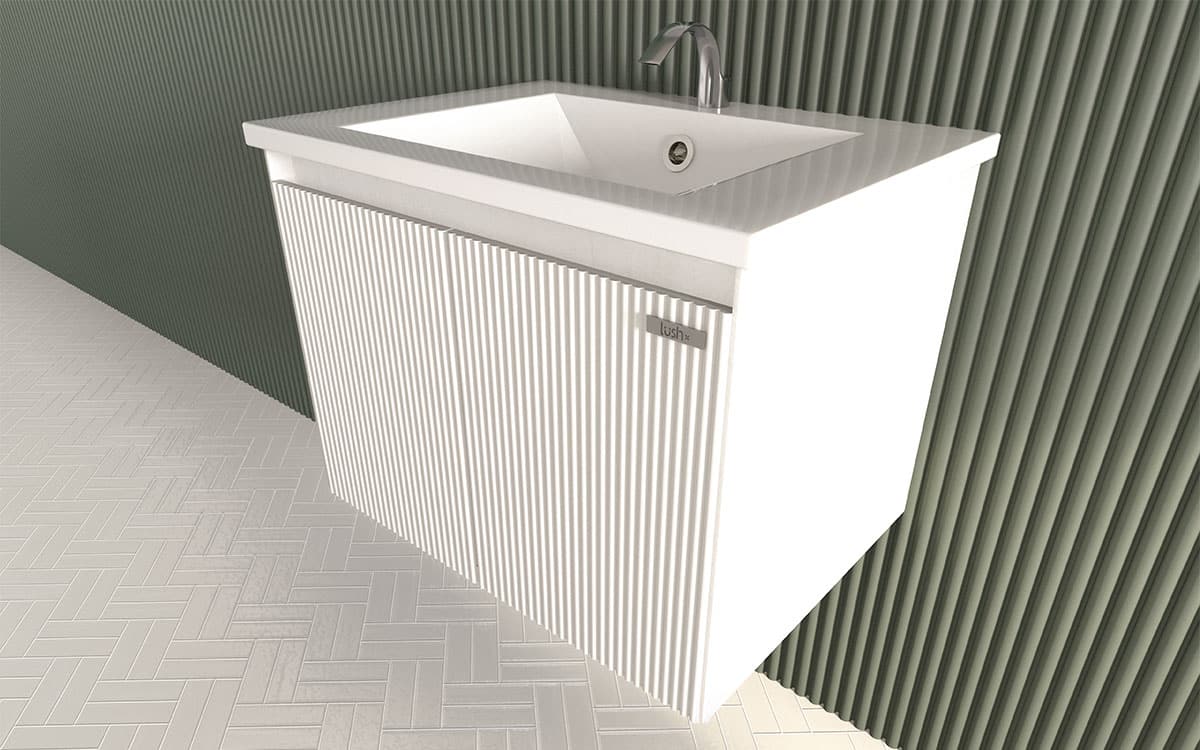 Mosaico Vero Juicy Vanity 600mm White