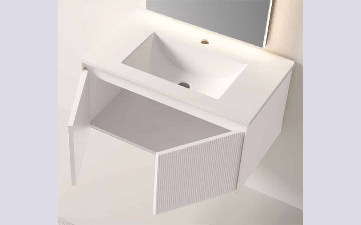 Mosaico Vero Juicy Vanity 600mm White