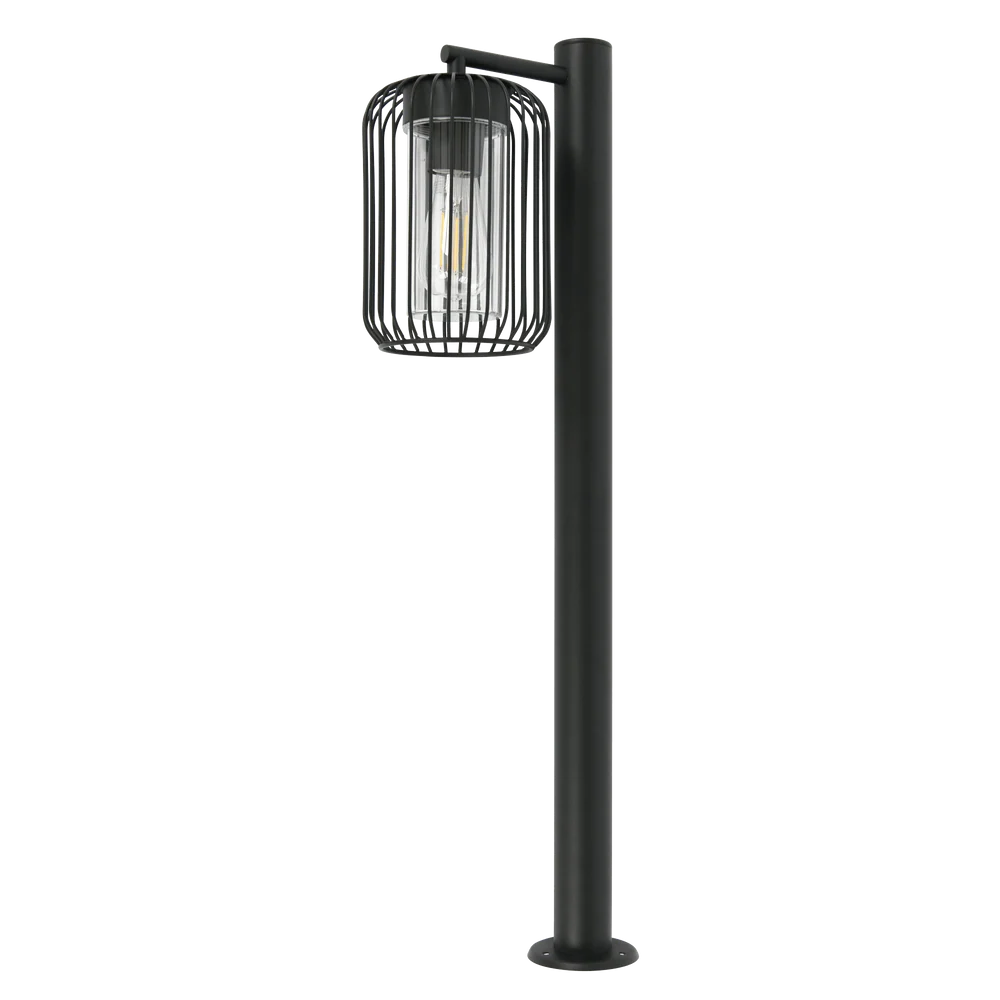 Koda Black Outdoor Bollard