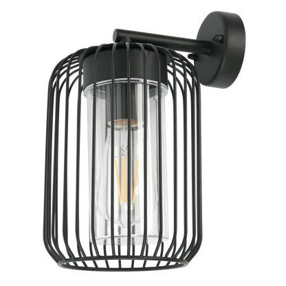 Koda Black Outdoor Wall Light
