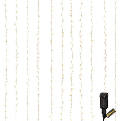 Litehouse LED Curtain Fairy Lights Warm White - Plug-In