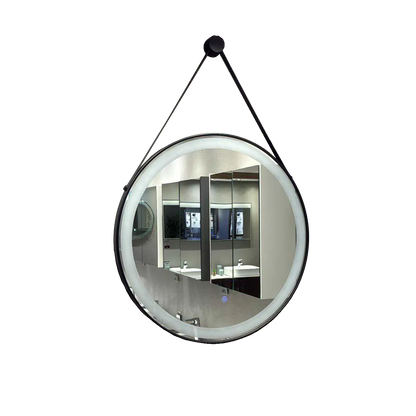 Led Mirror Loft Round 700mm Matt Black (NEW)