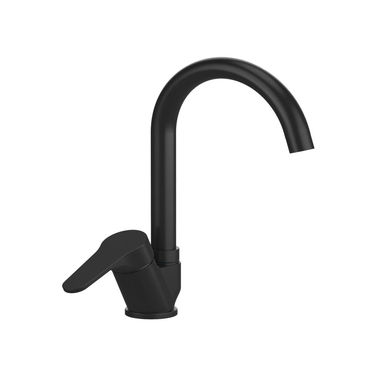 Daniel Omega Sink Mixer Matt Black 45° Round (TBD)