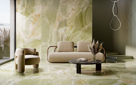 Onice Effect Jade Green Polished 1200x2800mm