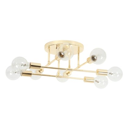 Olivia Champagne Gold 8 Light Ceiling Light