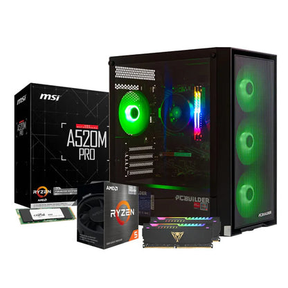 PCBuilder Ryzen 5 5600GT DEFENDER Windows 11 Gaming PC