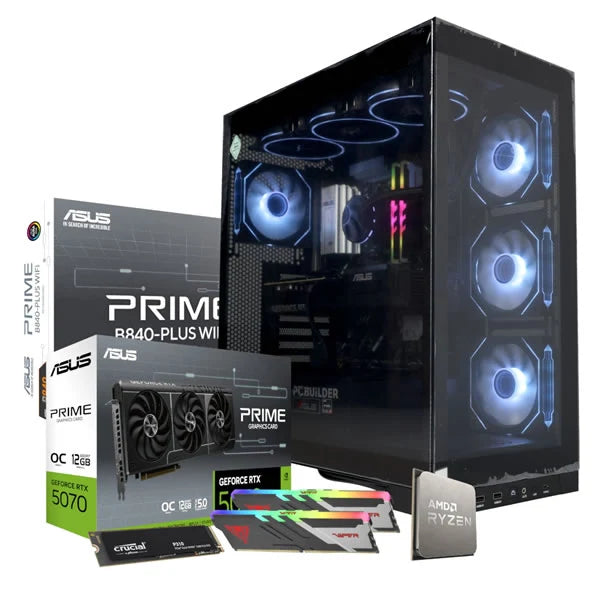 PCBuilder | AMD Ryzen 5 7600 | Maverick | 32GB RAM | 1TB SSD | RTX 5070 12GB | Windows 1 1 Home