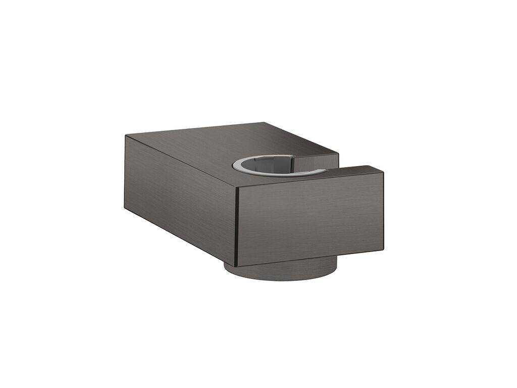 Hansgrohe porter e shower holder brushed black chrome