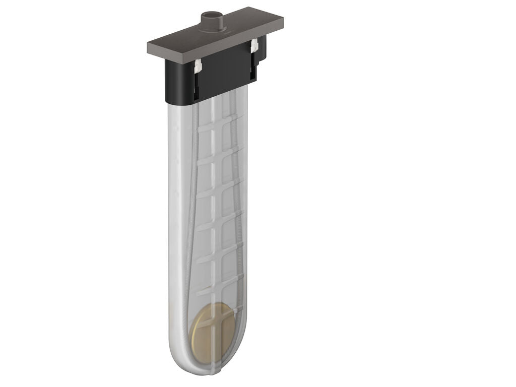 Hansgrohe sbox fs square rim mounted brushed black chrome