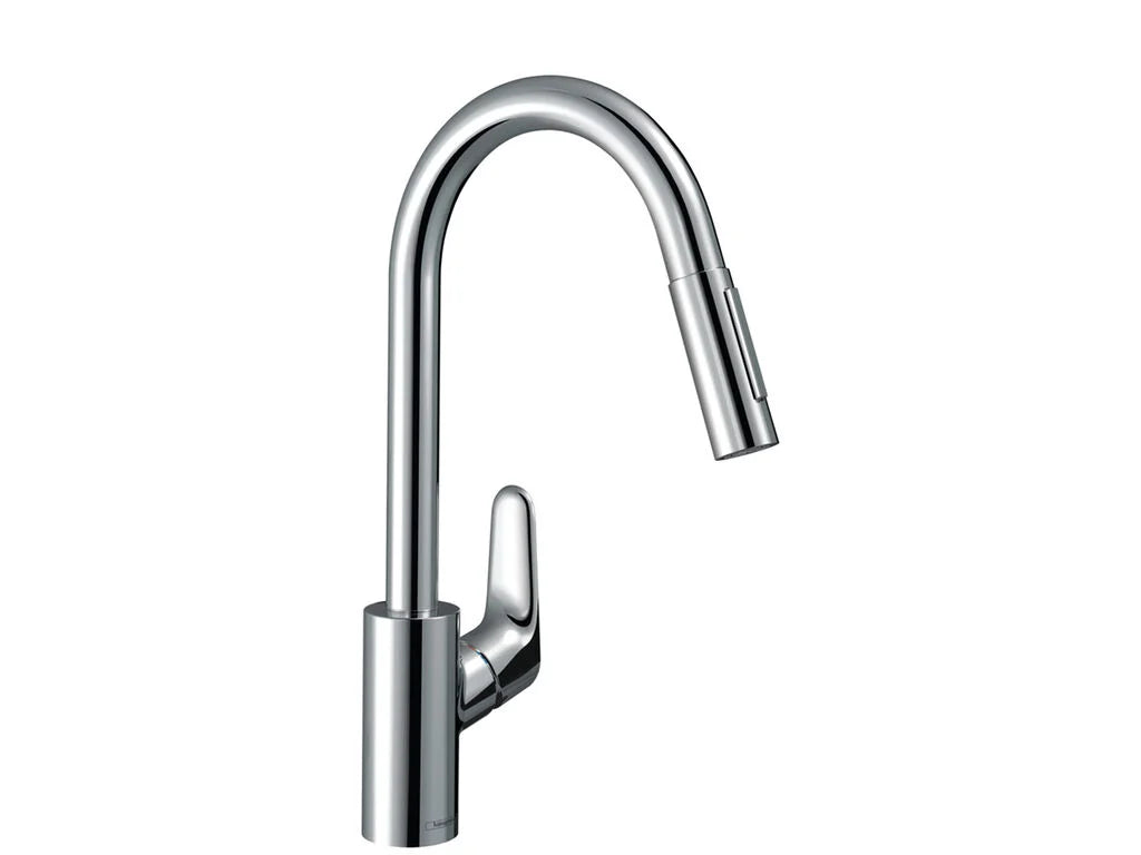 Hansgrohe decor kitchen mixer with pull-out spray 2jet chrome