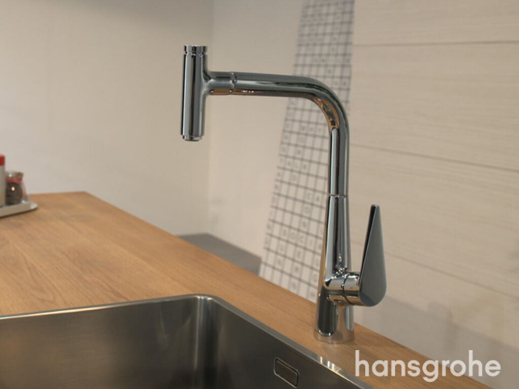 Hansgrohe metris select km pull-out chrome