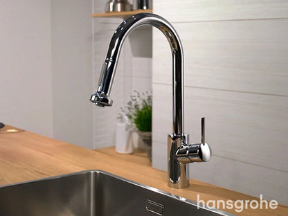 Hansgrohe talis s 2 variarc kitchen mix.handspr pull-out