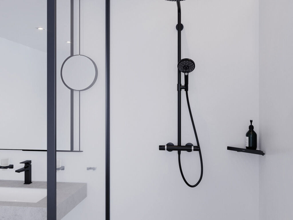Hansgrohe rd select s 240 1j powderrain shp matt black