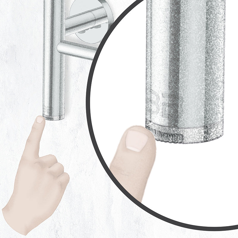 Bathroom Butler BB Heated Natural 5 Bar Pts (STRAIGHT)
