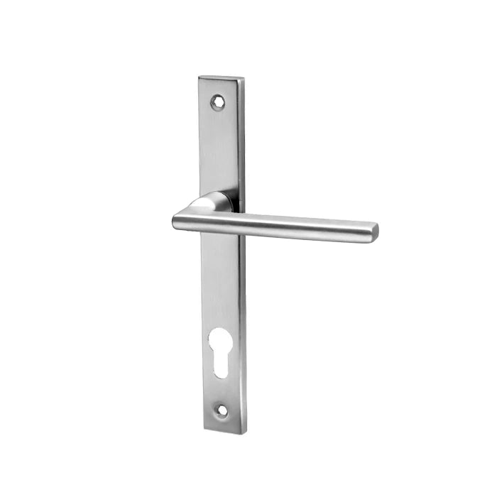 QS Lever Handle Pello ON Plate 28x225mm Cyl Pair