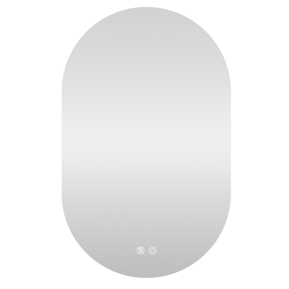 Led Mirror Pill Oval 500x800 With DE Fogger