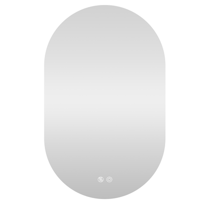 Led Mirror Pill Oval 500x800 With DE Fogger