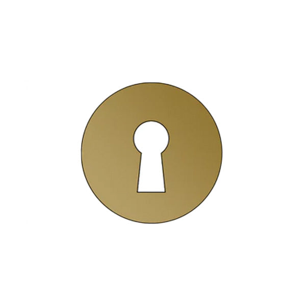 QS Escutcheon Keyhole Only per Pair Pvd