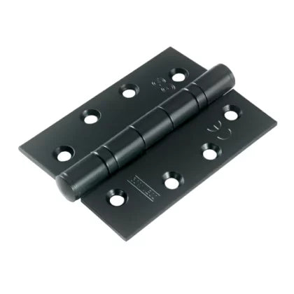 QS Hinge 100x76x3mm per Pair S.Steel Matt Black