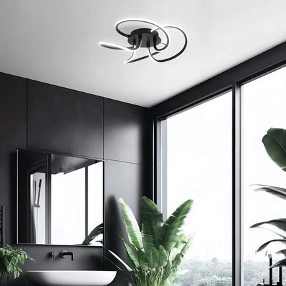 Raya Black 60W CCT LED Ceiling Light