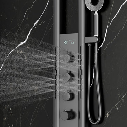 Aflo Shower Panel Mary J Gun Grey (NEW)