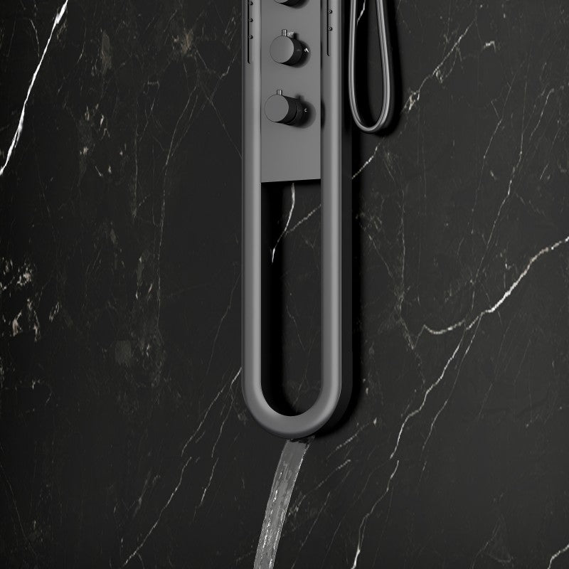 Aflo Shower Panel Mary J Gun Grey (NEW)
