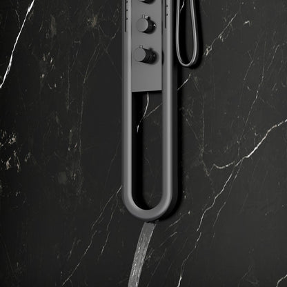Aflo Shower Panel Mary J Gun Grey (NEW)