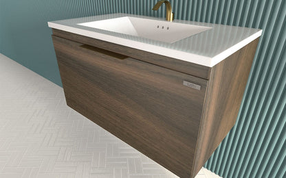 Mosaico Vero Savvy Vanity 800mm Walnut